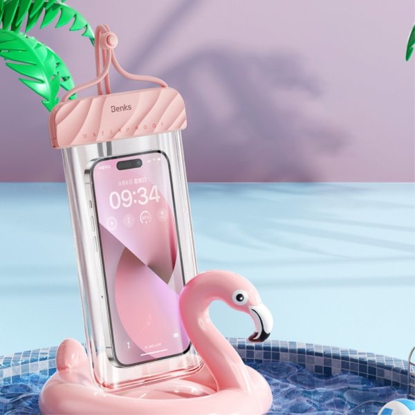 Benks Fodral med Strap Vandtæt Rosa