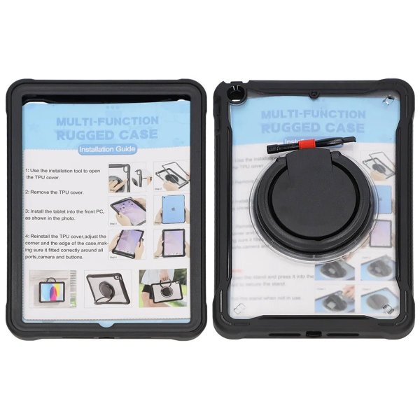 iPad 10.2 (gen 7/8/9) Cover med stativ Sort