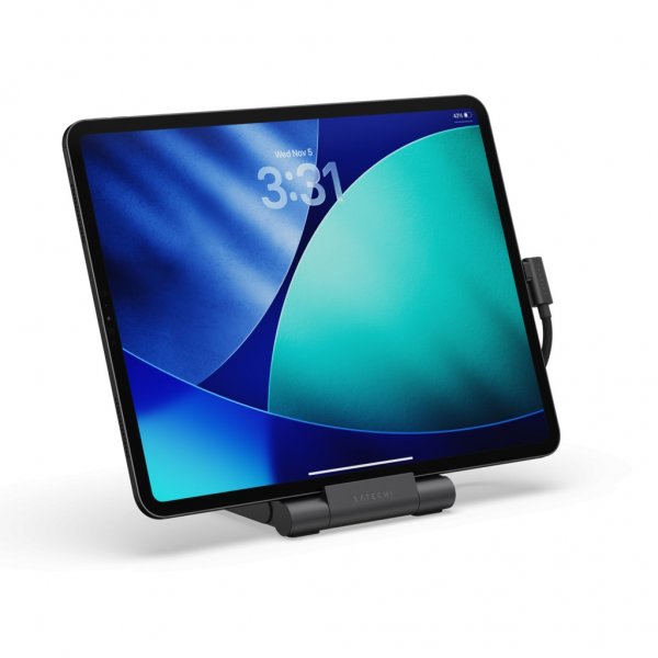 Satechi OnTheGo Sammenfoldeligt Stativ & USB-hub Space Black