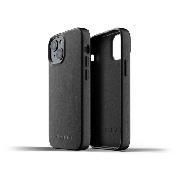 Mujjo iPhone 13 Mini Cover Full Leather Case Tan
