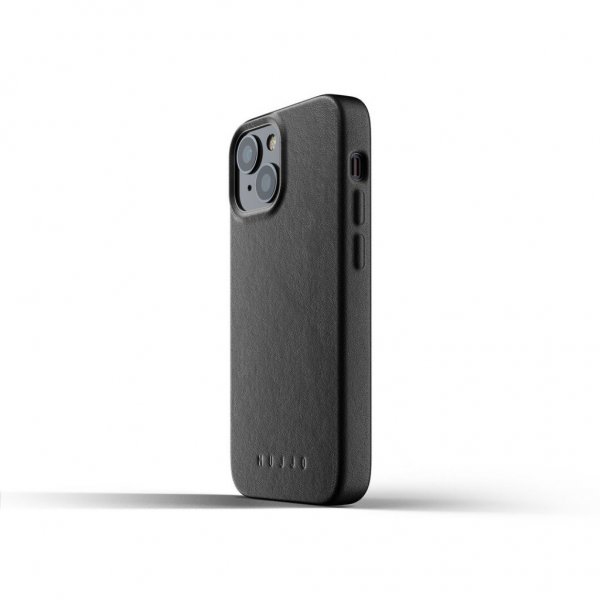 Mujjo iPhone 13 Mini Cover Full Leather Case Tan