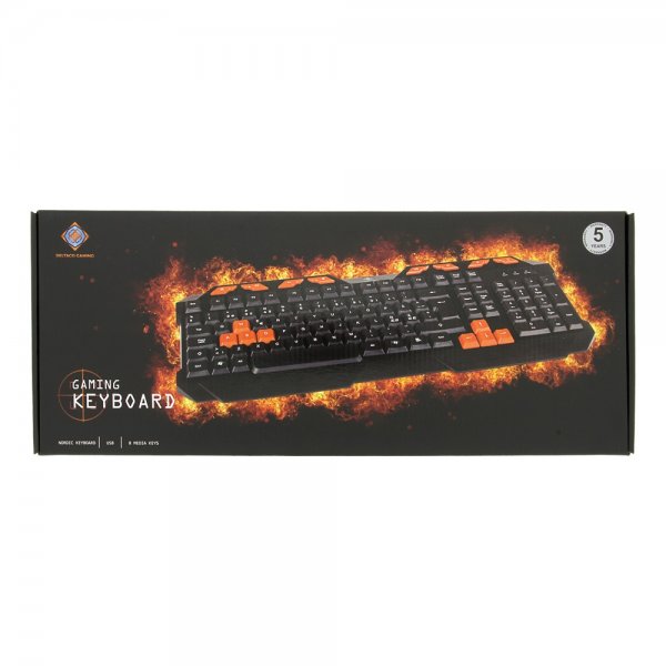 Deltaco Gaming DK110 Gaming Tastatur Sort
