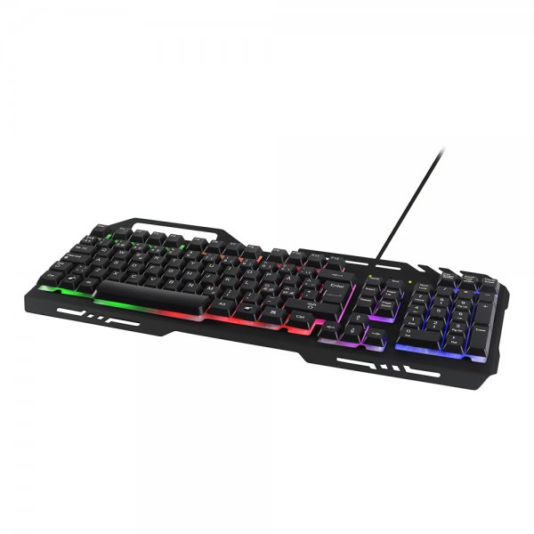 Deltaco Gaming DK120 Gaming Tastatur RGB Metal Sort