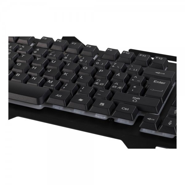 Deltaco Gaming DK120 Gaming Tastatur RGB Metal Sort