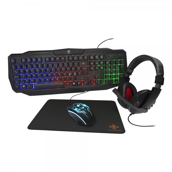 Deltaco Gaming 4-i-1 Gaming Kit RGB