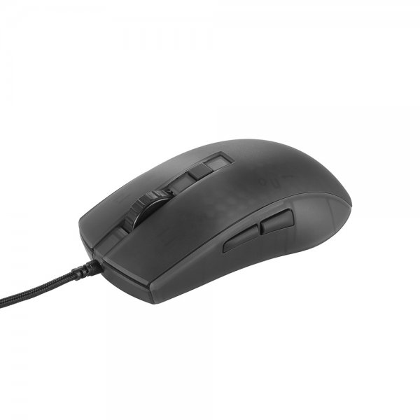 Deltaco Gaming DM310 Gaming Mus Halvgennemsigtig RGB Sort