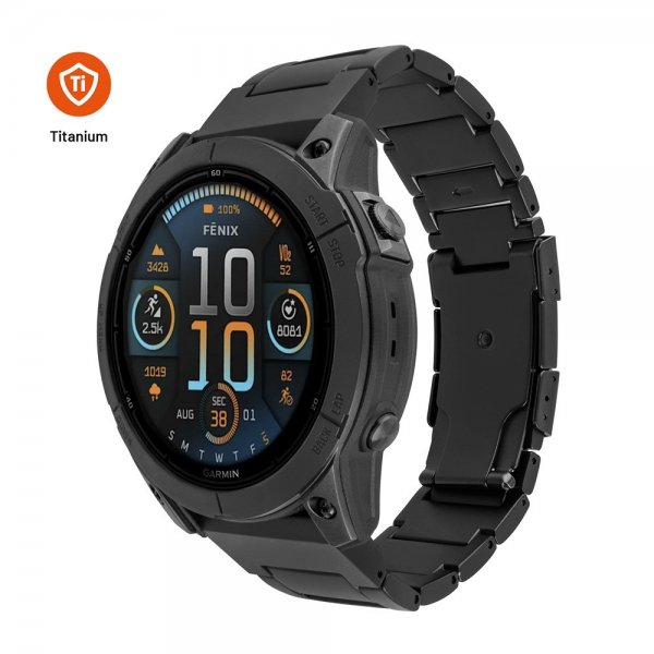 Garmin QuickFit 26mm urrem titaniumrem sort