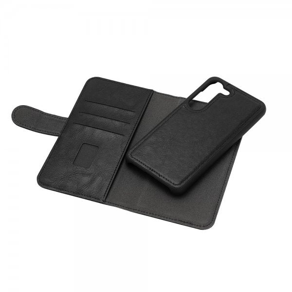 Gear Samsung Galaxy S23 Cover 2-i-1 Aftageligt med 3 Kortlommer Sort