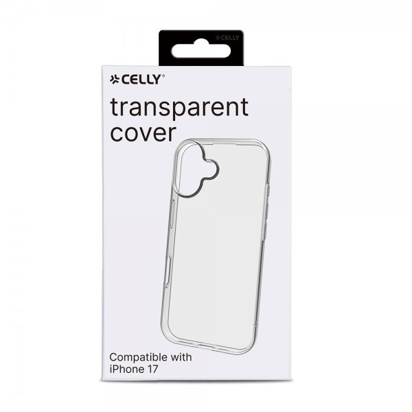 Celly iPhone 17 Cover GELSKIN Transparent