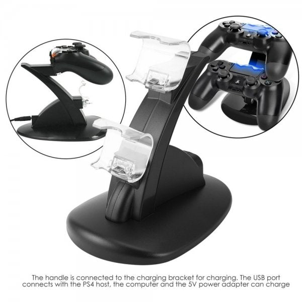 Ladestander til 2 PlayStation 4 Controllere