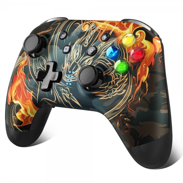 EasySMX Bayard 9124 Switch/Android/PC Programmerbar trådløs Gamepad Dragon