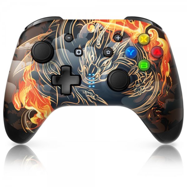 EasySMX Bayard 9124 Switch/Android/PC Programmerbar trådløs Gamepad Dragon