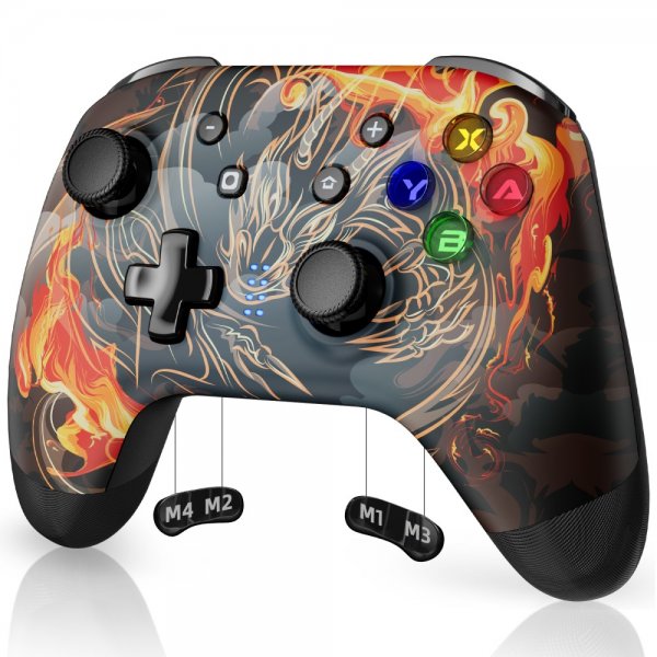 EasySMX Bayard 9124 Switch/Android/PC Programmerbar trådløs Gamepad Dragon
