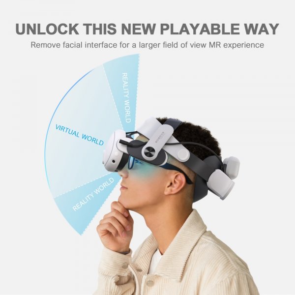 BoboVR M3 Pro Meta Quest 3 VR Headset batteripakke