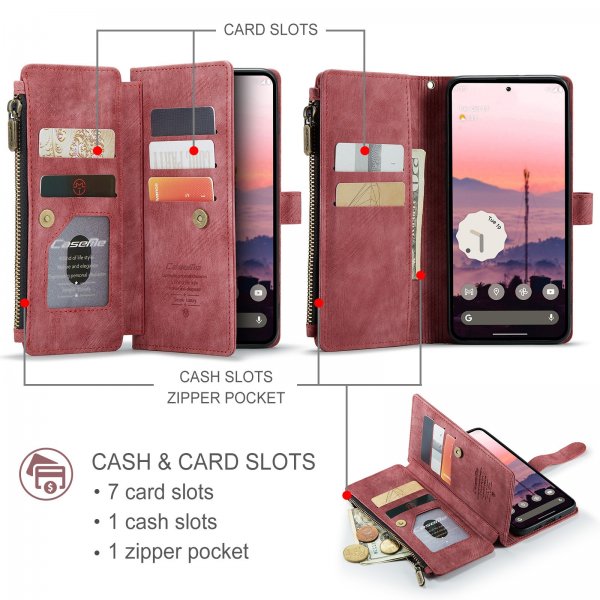 CaseMe Google Pixel 9/9 Pro/Pixel 10/10 Pro Cover C30 Series Rød