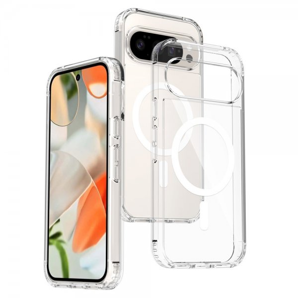 Nordic Covers Google Pixel 9/9 Pro/Pixel 10/10 Pro Cover Feather Series MagSafe Transparent