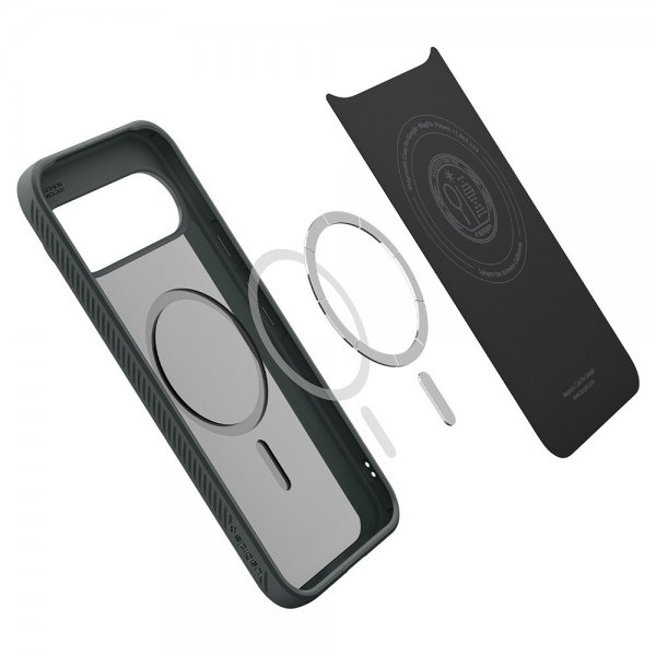 Spigen Google Pixel 10/Pixel 10 Pro Cover Liquid Air MagFit Abyss Green