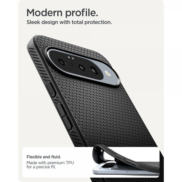 Spigen Google Pixel 10/Pixel 10 Pro Cover Liquid Air Matte Black
