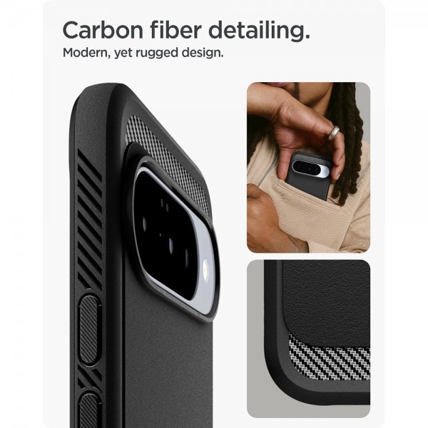 Spigen Google Pixel 10/Pixel 10 Pro Cover Rugged Armor MagFit Mat Sort