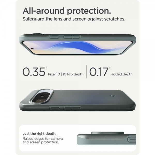 Spigen Google Pixel 10/Pixel 10 Pro Cover Thin Fit MagFit Sage Green