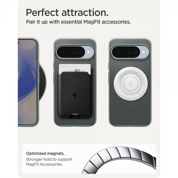 Spigen Google Pixel 10/Pixel 10 Pro Cover Thin Fit MagFit Sage Green