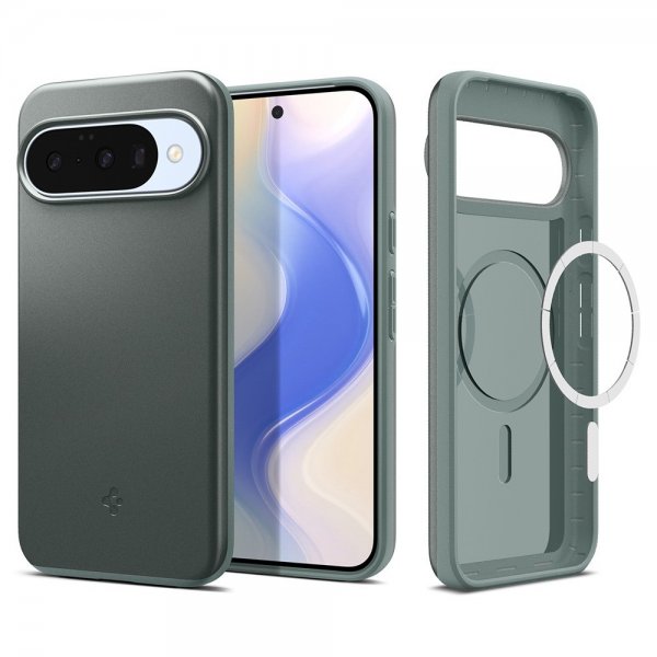 Spigen Google Pixel 10/Pixel 10 Pro Cover Thin Fit MagFit Sage Green