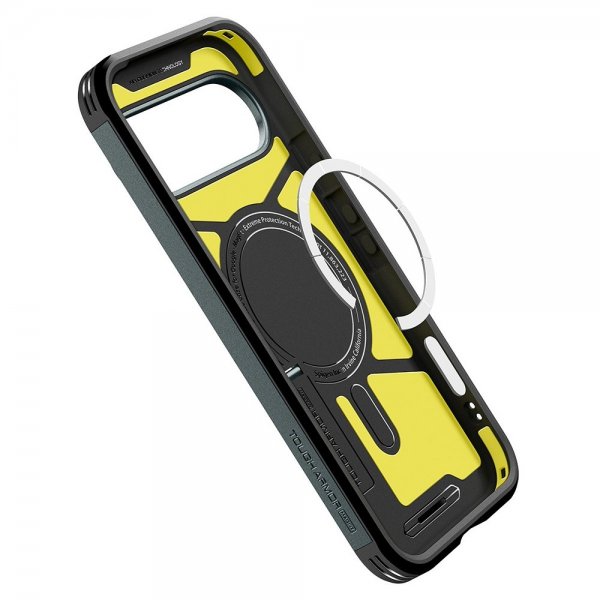 Spigen Google Pixel 10/Pixel 10 Pro Cover Tough Armor MagFit Abyss Green