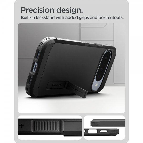 Spigen Google Pixel 10/Pixel 10 Pro Cover Tough Armor MagFit Sort