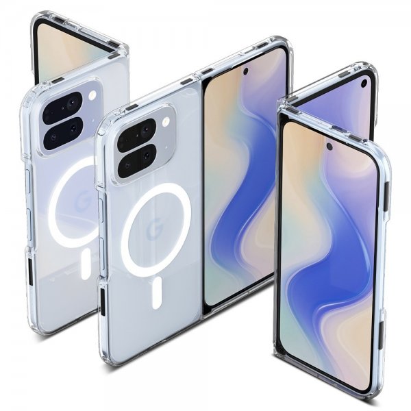 Spigen Google Pixel 10 Pro Fold Cover Ultra Hybrid MagFit Clear White