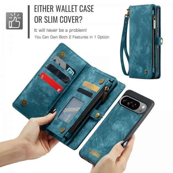CaseMe Google Pixel 10 Pro XL Cover 008 Series Aftageligt Cover Blå