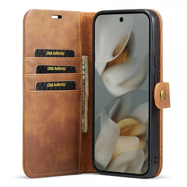 Dg.Ming Google Pixel 10 Pro XL Cover med Aftageligt Cover Brun