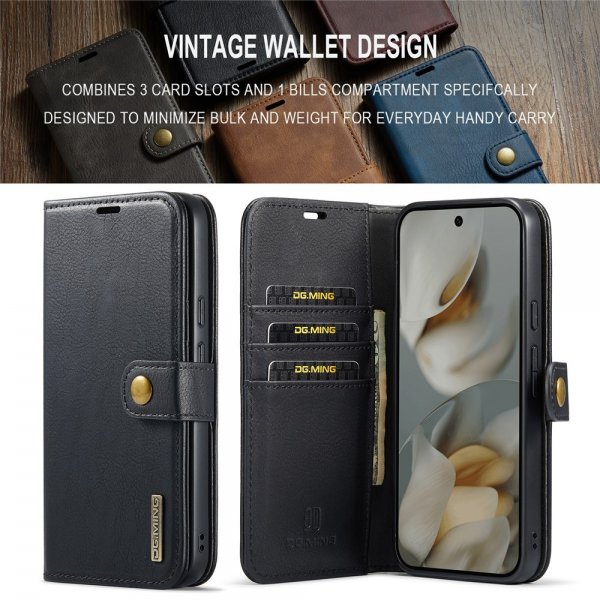 Dg.Ming Google Pixel 10 Pro XL Cover med Aftageligt Cover Sort