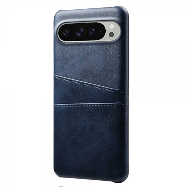 Google Pixel 10 Pro XL Cover med to Kortlommer Blå