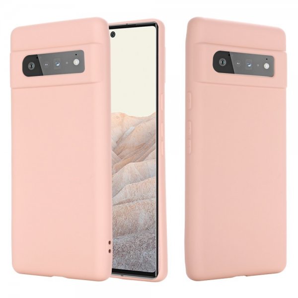 Google Pixel 6 Pro Cover med Strap Silikone Rosa