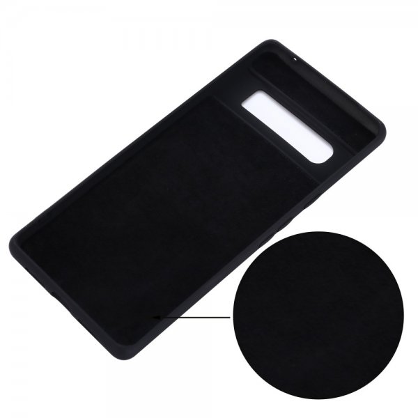 Google Pixel 6 Pro Cover med Rem Silikone Sort