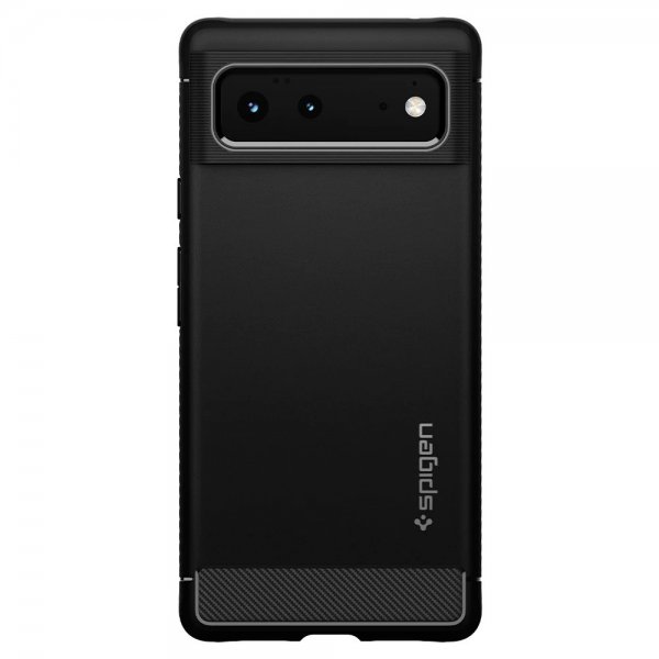 Spigen Google Pixel 6 Cover Rugged Armor Matte Black