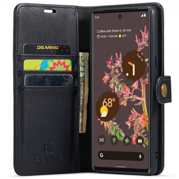 Dg.Ming Google Pixel 7 Etui Aftageligt Cover Sort