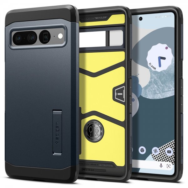 Spigen Google Pixel 7 Pro Cover Tough Armor Metal Slate