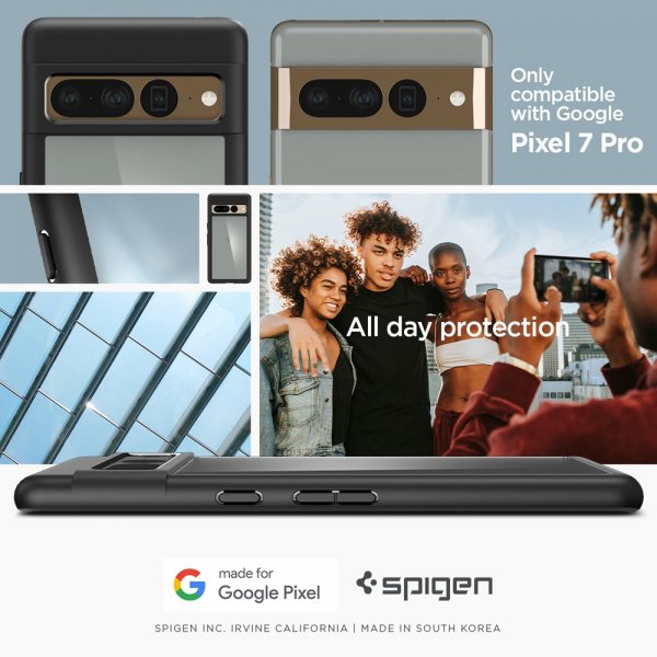 Spigen Google Pixel 7 Pro Cover Ultra Hybrid Mat Sort