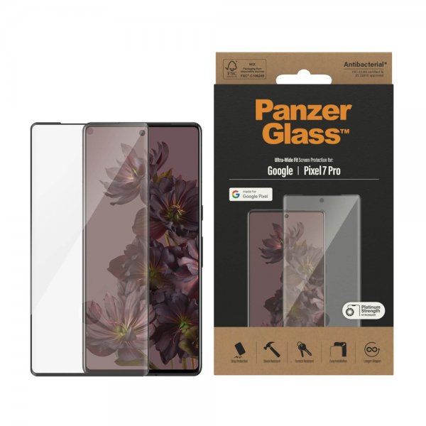 PanzerGlass Google Pixel 7 Pro Skærmbeskyttelse Ultra-Wide Fit