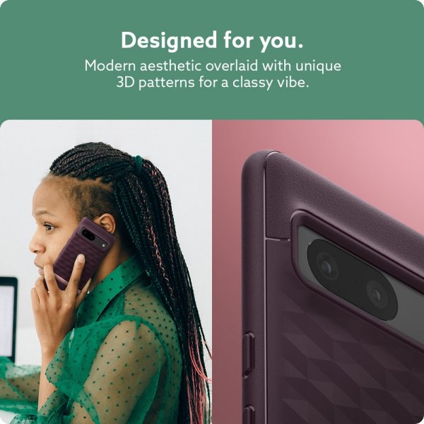 Caseology Google Pixel 7 Cover Parallax Burgundy