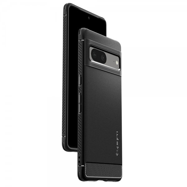 Spigen Google Pixel 7 Cover Rugged Armor Matte Black