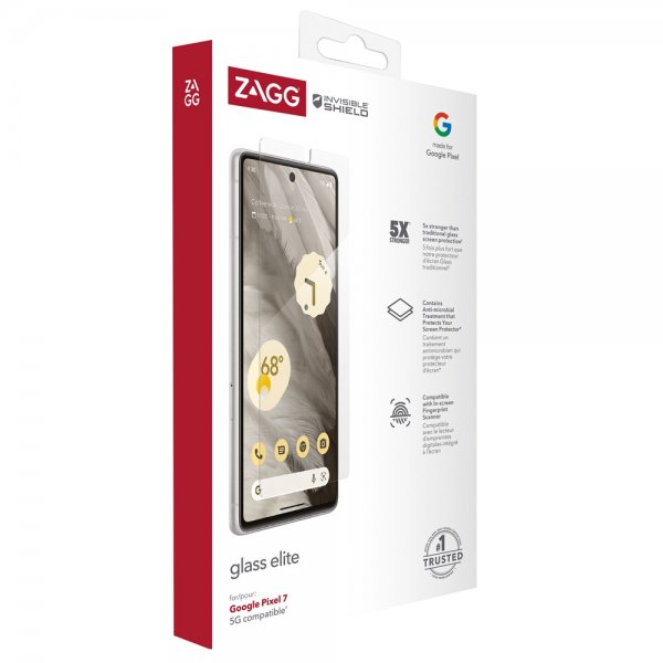 ZAGG InvisibleShield Google Pixel 7 Skærmbeskyttelse Glass Elite