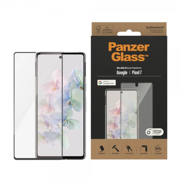 PanzerGlass Google Pixel 7 Skærmbeskyttelse Ultra-Wide Fit