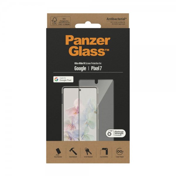 PanzerGlass Google Pixel 7 Skærmbeskyttelse Ultra-Wide Fit