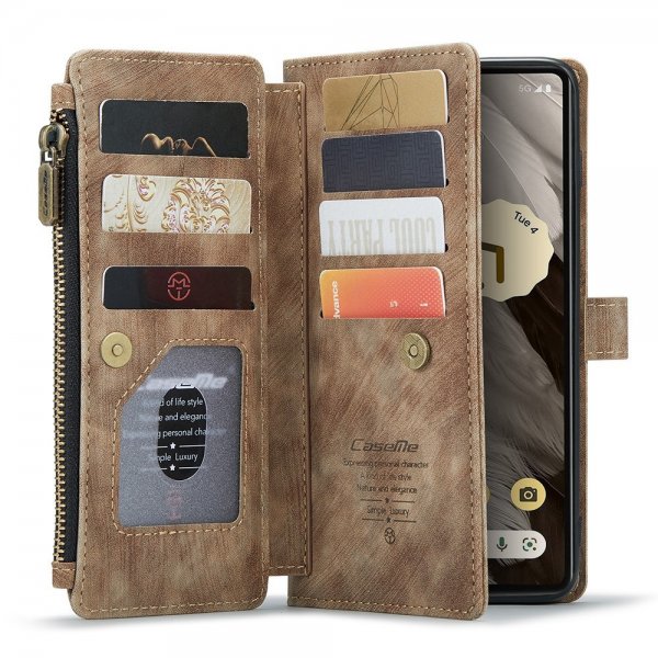 CaseMe Google Pixel 7a Cover C30 Series Brun