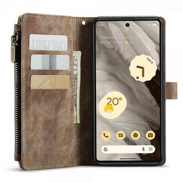 CaseMe Google Pixel 7a Cover C30 Series Brun
