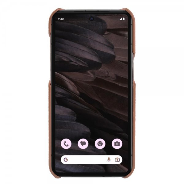 Google Pixel 7a Cover Ægte Læder MagSafe Brun