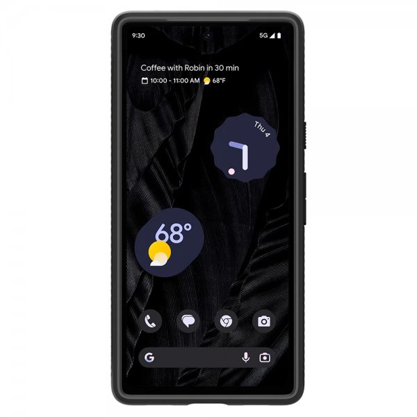 Spigen Google Pixel 7a Cover Liquid Air Matt Sort