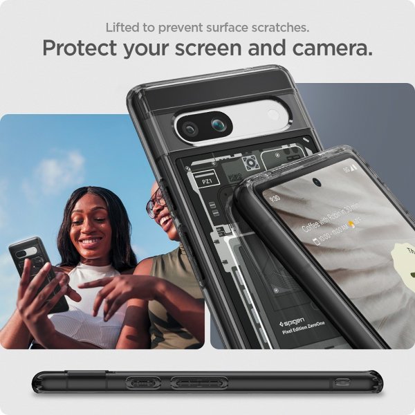 Spigen Google Pixel 7a Cover Ultra Hybrid Zero One Sort